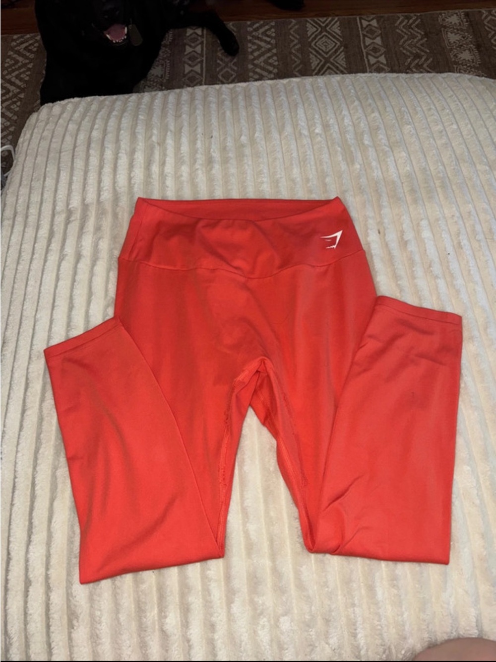Gymshark Coral Red High-Waist Leggings
